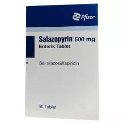 Салазопирин Pfizer табл. 500мг №50 в Перми и области фото