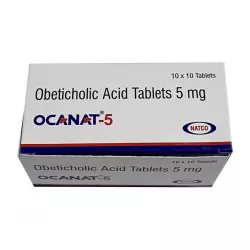 Окалива генерик (Ocanat / Ocabest - 5) :: Обетихолевая кислота 5мг табл. №100 в Перми и области фото