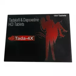 Тадалафил   Дапоксетин (Tada-4x) 10 30мг табл. №4 в Перми и области фото
