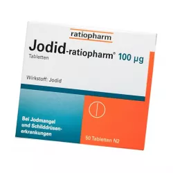 Йодид Ратиофарм (Калия Йодид) ГЕРМАНИЯ Ratiopharm 100мкг таб. №50 в Перми и области фото