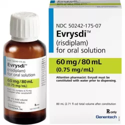 Рисдиплам Эврисди :: Risdiplam Evrysdi порошок для приг. р-ра для ор. прим. 60мг/80мл 0,75мг/мл в Перми и области фото