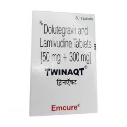 Твинакт Довато полный аналог :: Twinaqt :: Долутегравир Ламивудин 50+300мг таб. №30 в Перми и области фото