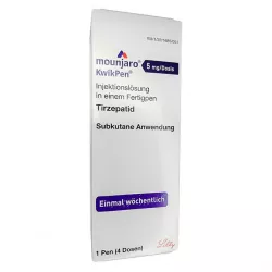 Мунджаро 5 мг / доза 4 дозы :: Тирзепатид Mounjaro KwikPen в Перми и области фото