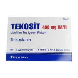 Тейкопланин Текозит :: Tekosit лиофилизат для инъекций 400мг №1 в Перми и области фото
