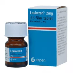 Лейкеран (Leukeran, Хлорамбуцил) в таблетках 2мг №25 в Перми и области фото