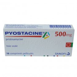 Пиостацин (Пристинамицин) таблетки 500мг №16 в Перми и области фото